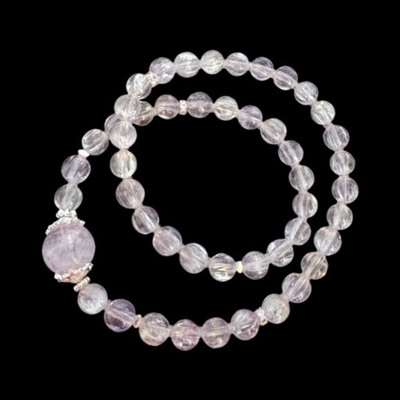 ✨Premium Natural Kunzite Beaded Bracelet - Picture 1 of 3